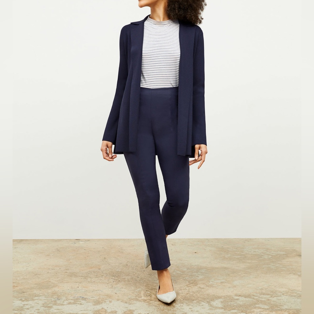 M.M. Lafleur The Foster Cigarette Pant - PowerStretch Navy size 4